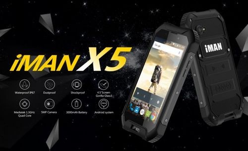Анонсирован защищенный мобильный телефон iman x5 на android с кнопкой sos за $80