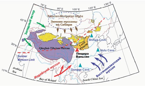 Китайские династии зависели от муссонов