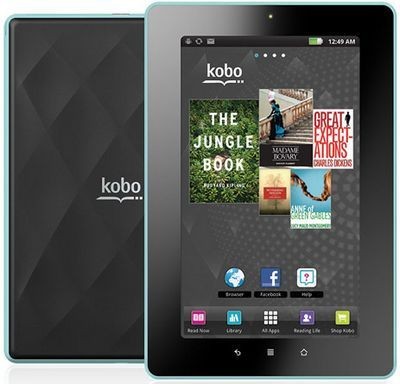 Kobo выпустила 7-дюймовый планшет vox с дисплеем affs+