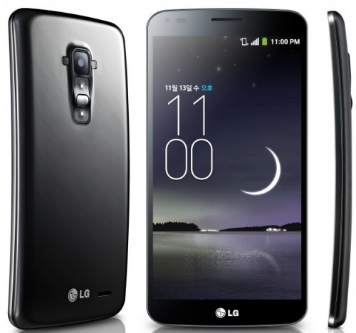 Lg официально представила смартфон g flex с изогнутым дисплеем