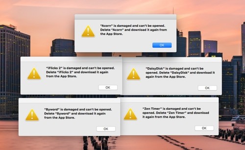 Ошибка в os x заставила пользователей mac переустанавливать приложения