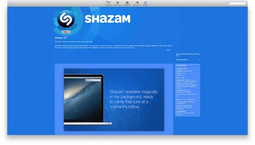 Shazam теперь и на mac