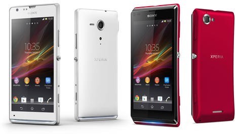 Sony официально представила смартфоны sony xperia sp и sony xperia l