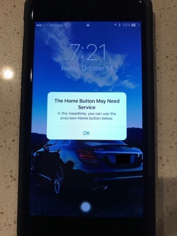 В iphone 7 обнаружилась секретная кнопка на случай поломки home button